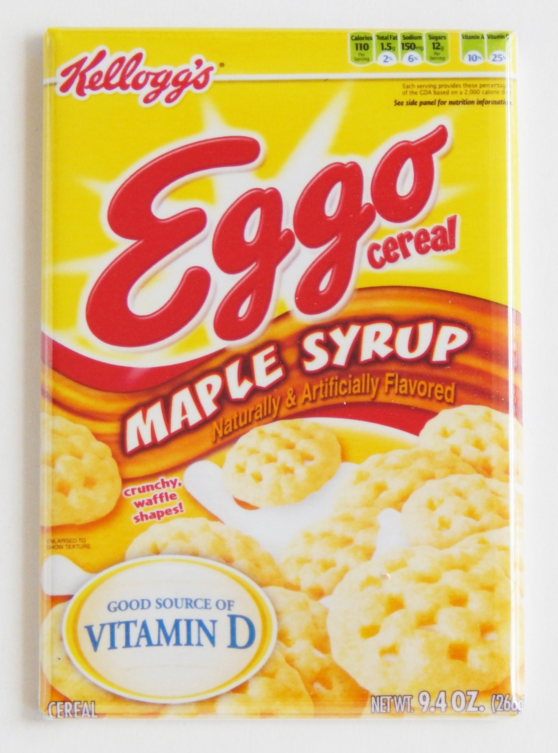 Eggo Waffles Cereal Box Fridge Etsy