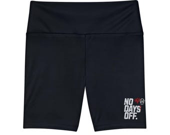 Pantalones cortos de entrenamiento No Days Off / Pantalones cortos de ciclismo de compresión para mujer