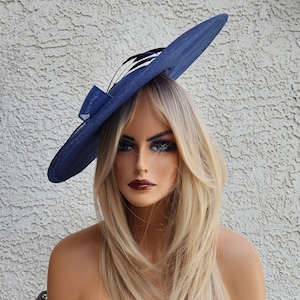 Navy Dress Hat - Etsy Navy Dress Hat - Etsy