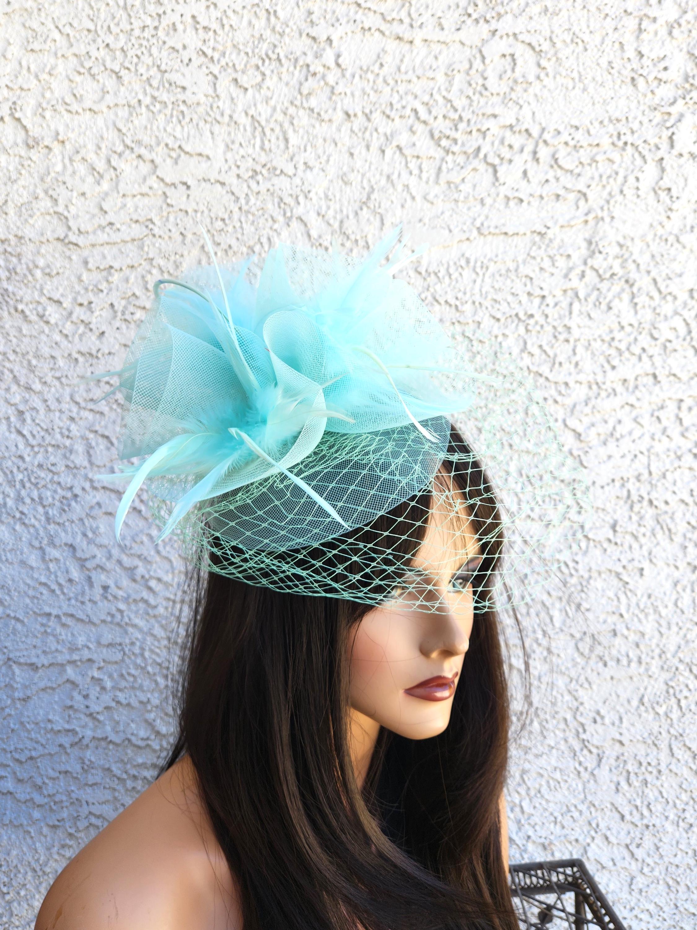 Mint Green Dress Hat - Etsy