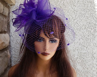 Grape Fascinator Hat - Etsy
