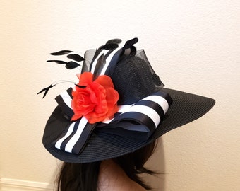 Red Kentucky Derby hat