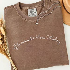 Rolig mamma-t-shirt, söt mamma-t-shirt, present till mamma, mamma-t-shirt med humor