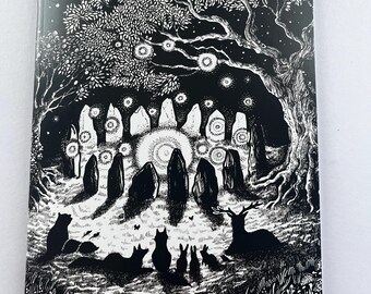 A5 Standing Stones Spirit Animal Blank Notebook/Sketchbook