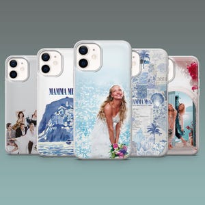 Mamma Mia Phone Case Greek Summer vibe Cover for iPhone 17Pro, 16, 15, 14, 13, 12, Samsung S25, S24, S23Fe, S22, A16, A26, A56, Pixel10,9Pro