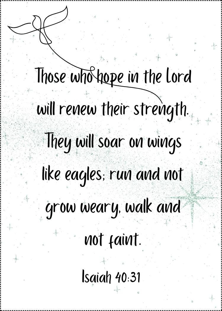 Vertical Scripture Printable Bible Verse Cards- Vertical Instant Download Scripture Prints ...