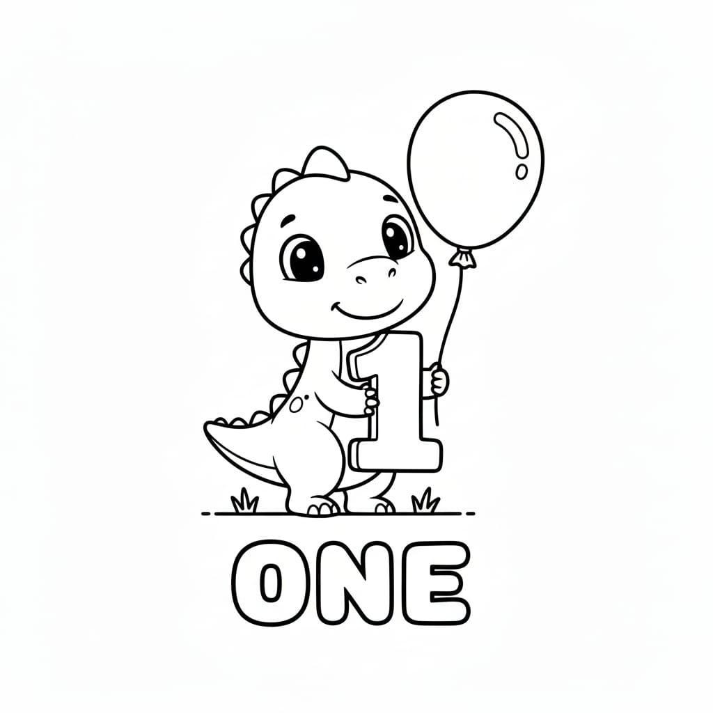 Dinosaur Number Coloring Pages 1-20: Toddler Preschool Learning ...