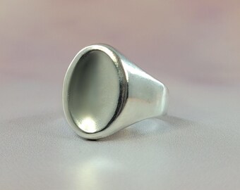 Worry Stone Ring in Sterling Silver, Silver Worry Stone, Anti-anxiety Jewelry, Anxiety Jewelry, worry stone jewelry, stress relief jewelry