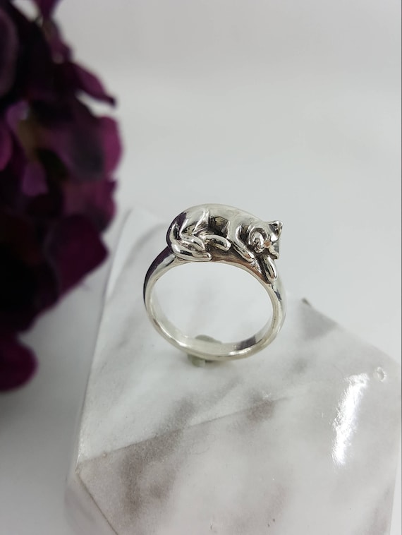 Cat ring deals etsy
