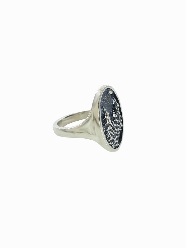 Silver Forest Jewelry Nature Inspired Ring nature jewelry Woodland Ring Forest Ring in Sterling Silver Silver Tree Ring Pine Tree Ring