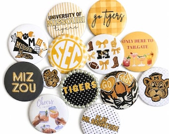 The University of Missouri (Mizzou) Buttons