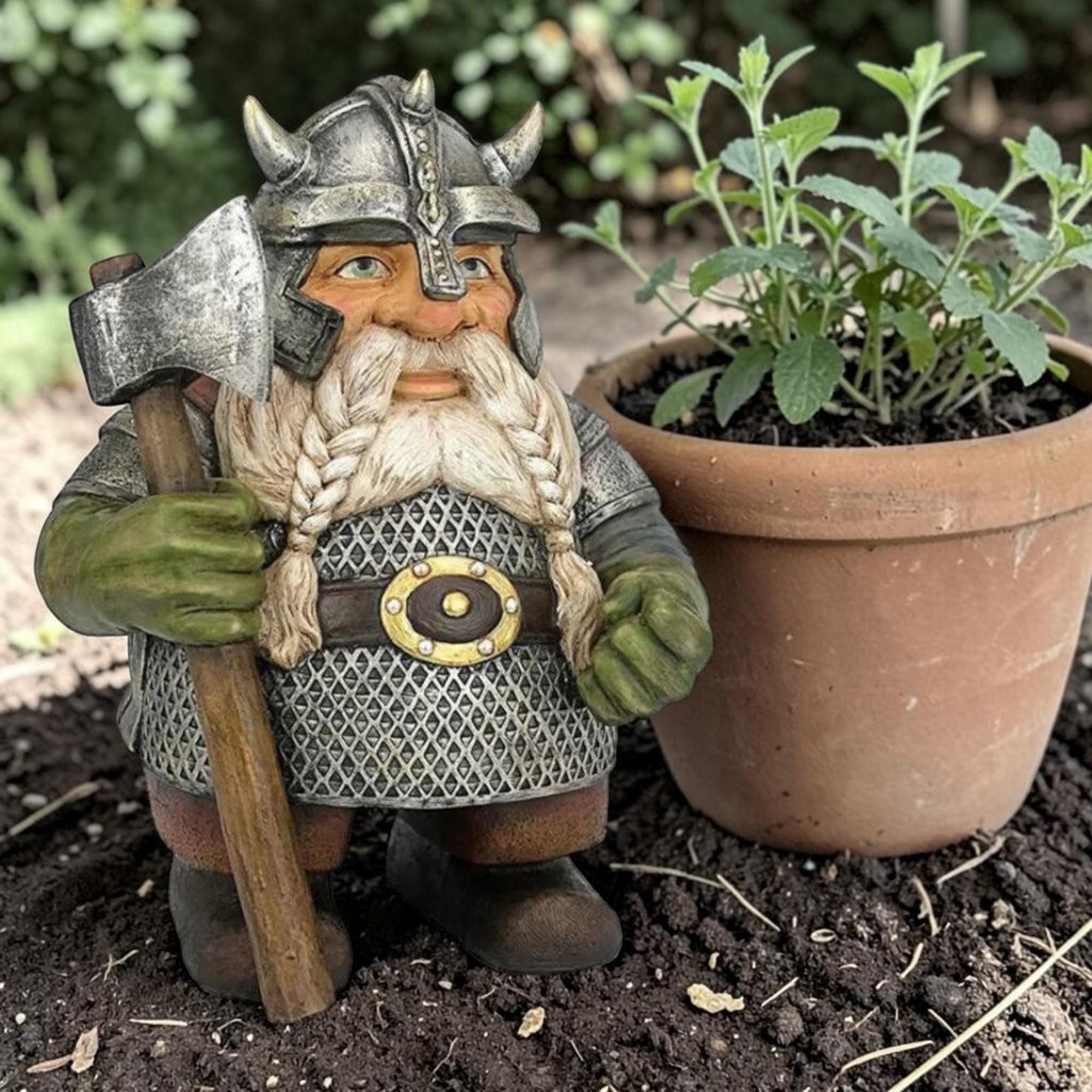 Viking Garden Statue - Etsy