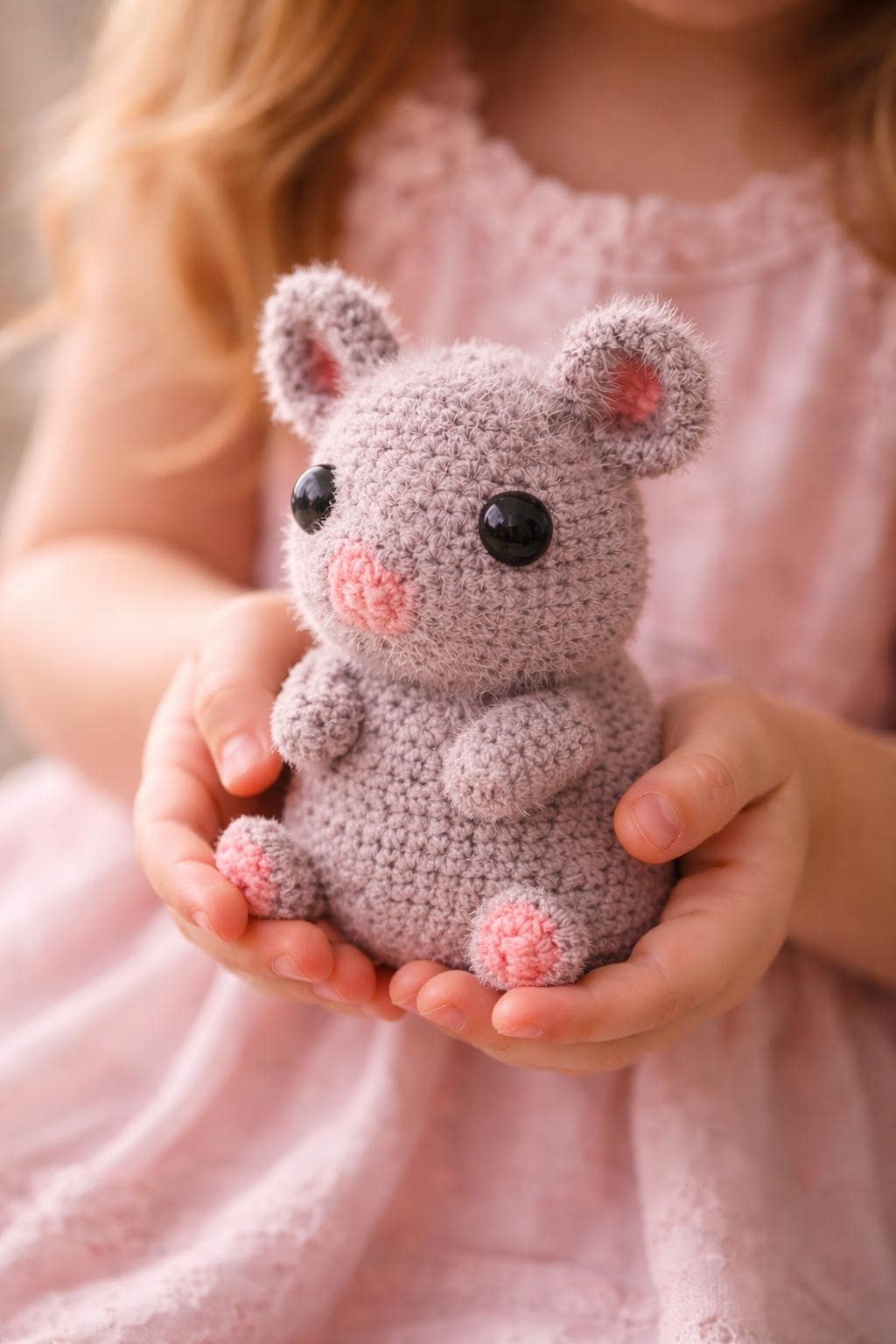 Baby Guinea Pig Plush Crochet Pattern