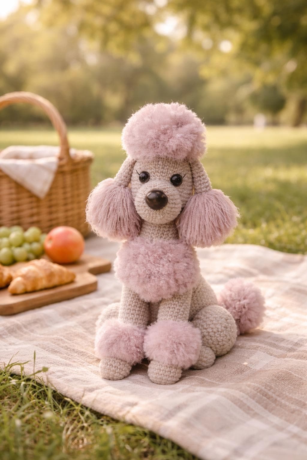 36 Poodle Crochet Patterns to Stitch Adorable Dogs, Toys, and Textured Amigurumi 24 Crochet Poodle Amigurumi Fluffy Toy Dog Plush Tutorial