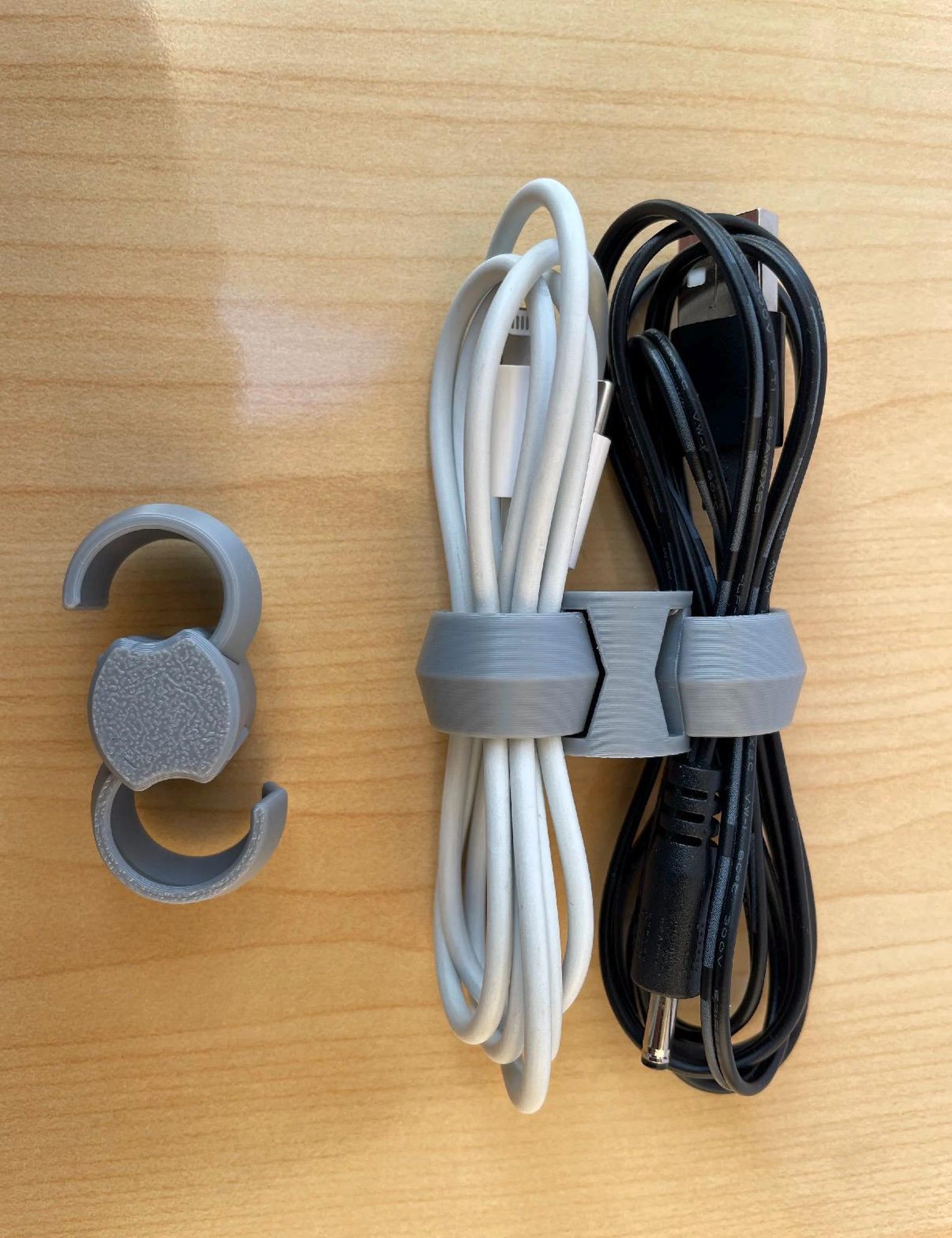 3D Printed Cable Organizer Clips Cord Management Holder 4 pack Desk 3D Printed Cable Organizer Clips Cord Management Holder 4 pack Desk