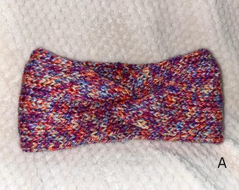Knitted Twisted Headband/Ear-warmer