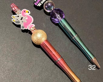 Handmade Beaded Pens: Novelty Charm Pens