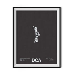 DCA: Ronald Reagan Washington National Airport-zeefdruk