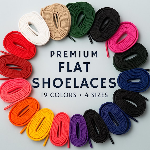 Shoe laces Flat Replacement Laces for Sneakers Shoe Laces for Casual Shoes Durable Shoe Laces gift sneaker lovers