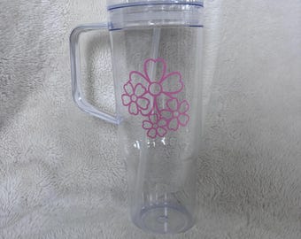 taza de flores