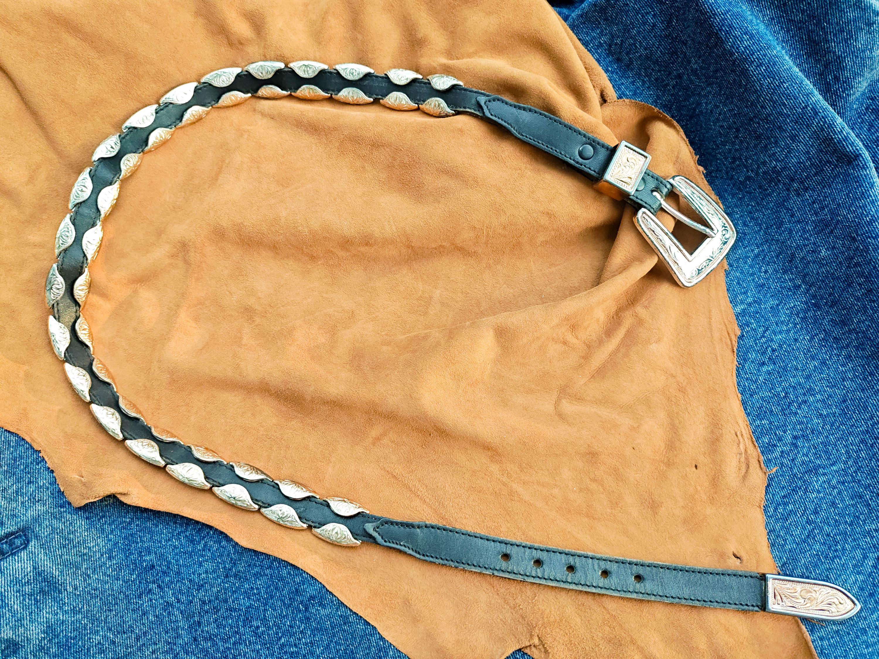 Justin Concho Belt - Etsy