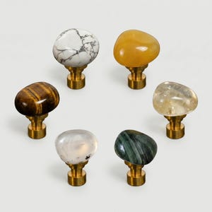 Boutons de meuble en pierre naturelle, Poignées de tiroir en cristal, Quincaillerie pour meubles en marbre et pierres précieuses, Boutons de commode moderne pour armoire