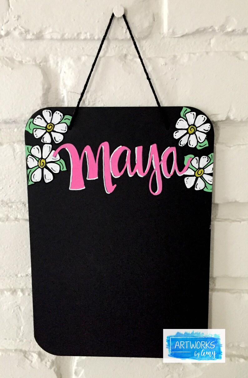 Chalkboard Door Sign Etsy