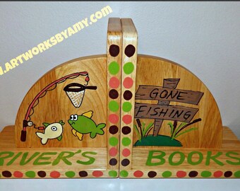 Fishing Theme Bookends