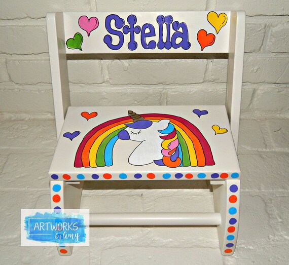 rainbow step stool