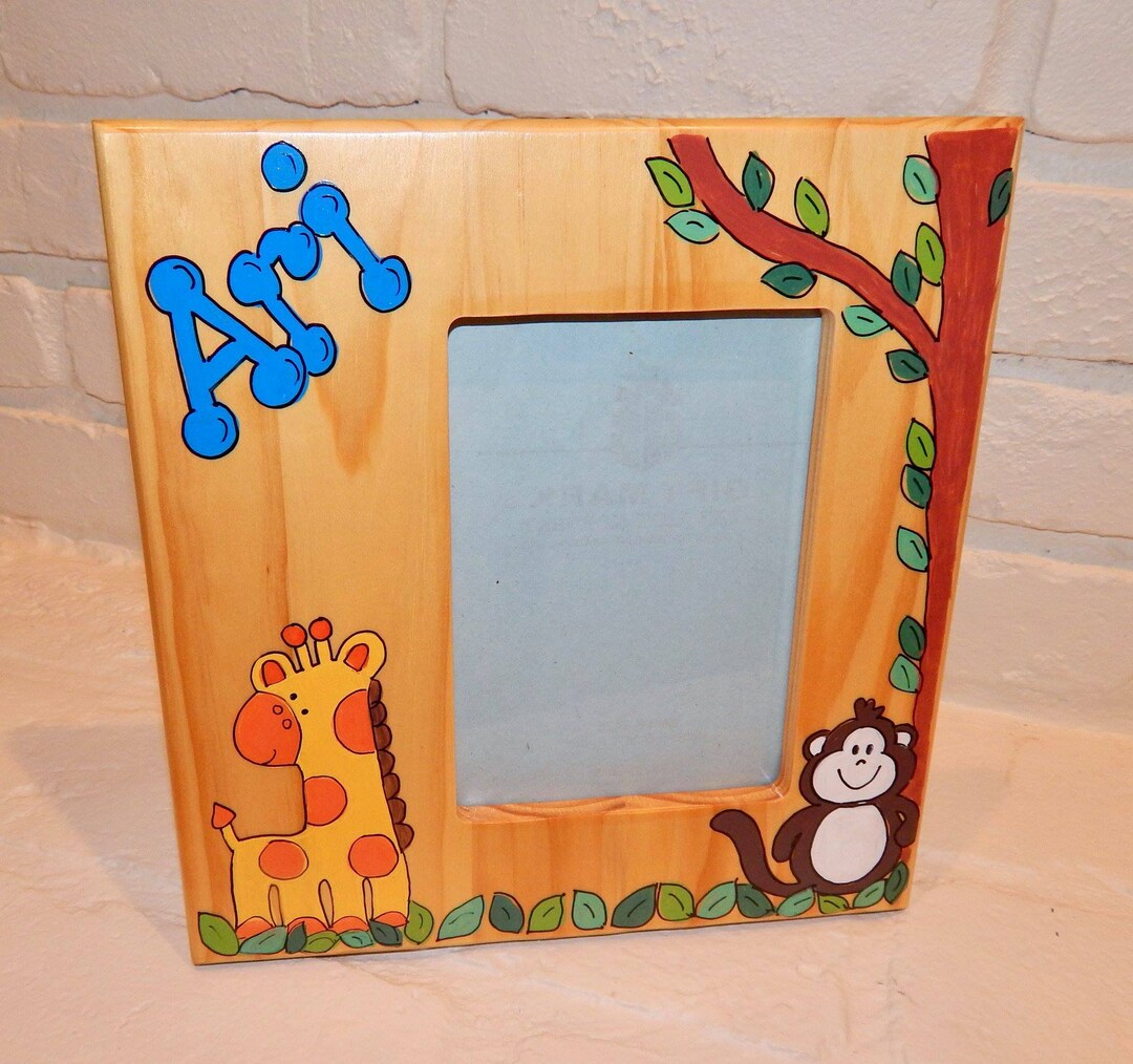 Personalized Wood Picture Frame Etsy
