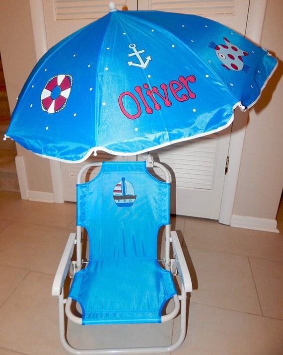 children's beach chairs personalized