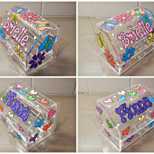 Personalized Earring Jewelry Box Etsy
