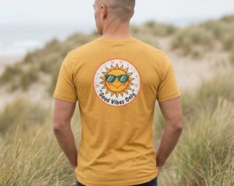 Good Vibes Only T-Shirt |   Retro Sunshine Tee