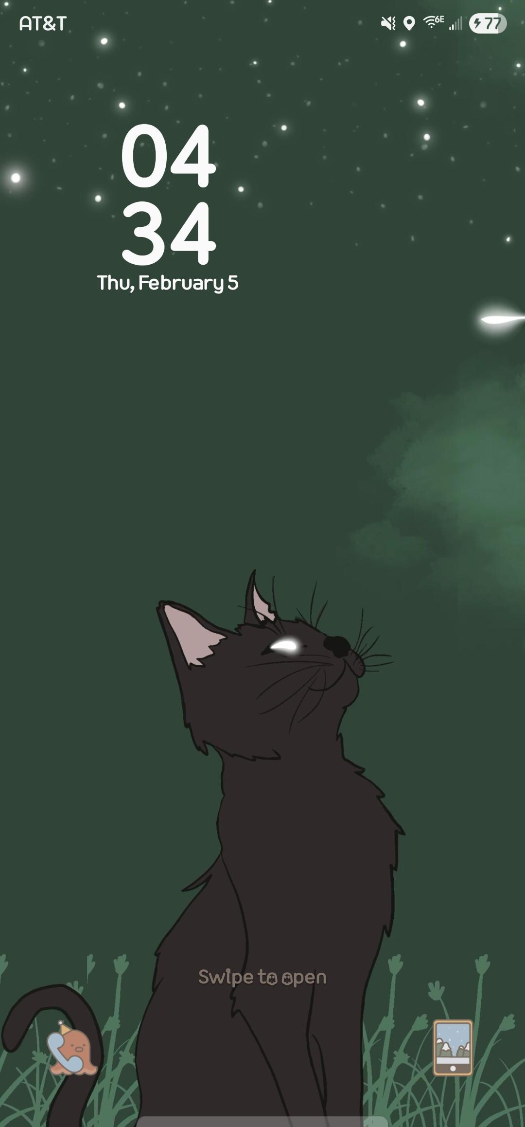 Live Wallpaper With Black Cat - Etsy