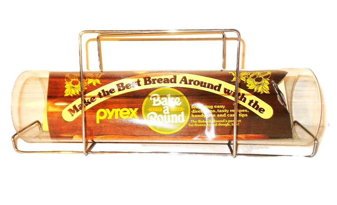 Pyrex Glass Bake A Round & Cooling Rack a Vintage Bread Baking Tube - Etsy