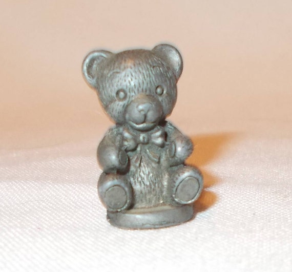 miniature teddy bear figurines