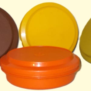 Vintage Tupperware Seal N Save Bowls: 1980s Retro Kitchen Storage