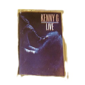 Kenny G Live a vintage cassette tape mellow jazz music