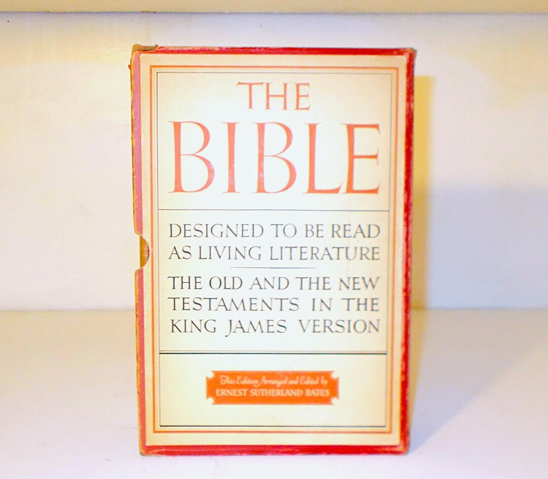 Vintage Bible, Old and New Testaments as Living Literature, a 1936 King ...