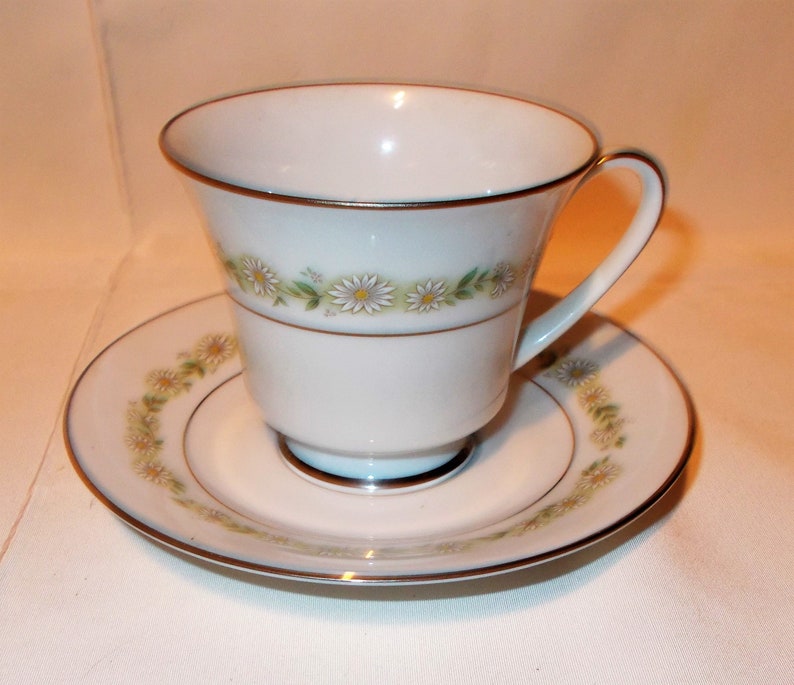 Vintage Noritake Trilby 6 Piece Place Setting Mid century Fine China Dinnerware Made in Japan Dishes