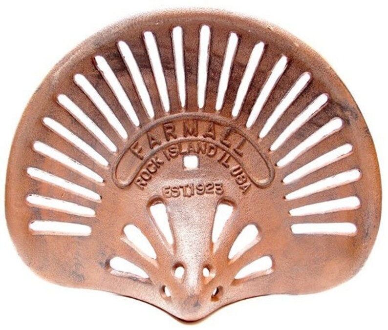Tractor Seat International Farmall Cast Iron Cafe Image 0