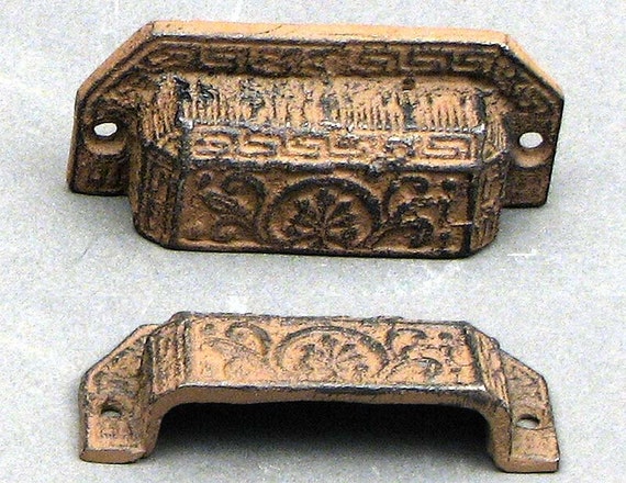 Reproduction Drawer Pulls Cast Iron Dresser Drawer Handles Etsy