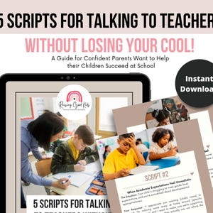 Parent-Teacher Conversation Scripts: Navigate Difficult Conversations with Confidence & Calm