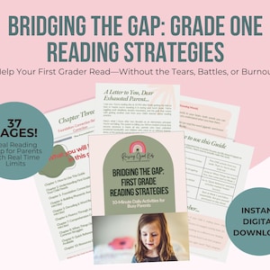 Bridging the Gap: First Grade Reading Strategies (Instant Download)