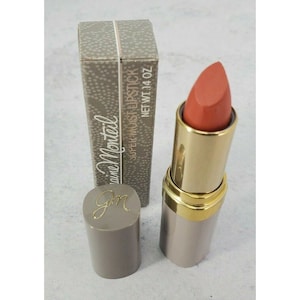 Vtg Germaine Monteil Gray Tube Super Moist Lipstick Spiced Peach New Old Stock