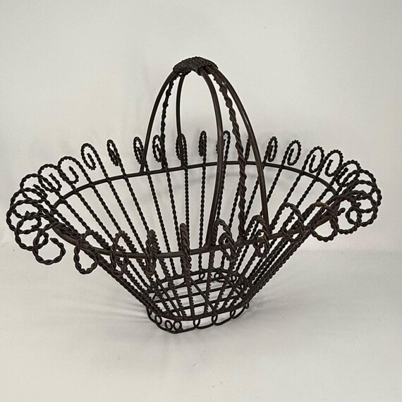 ビンテージ Wire baskets アイアンバスケット アンティーク
