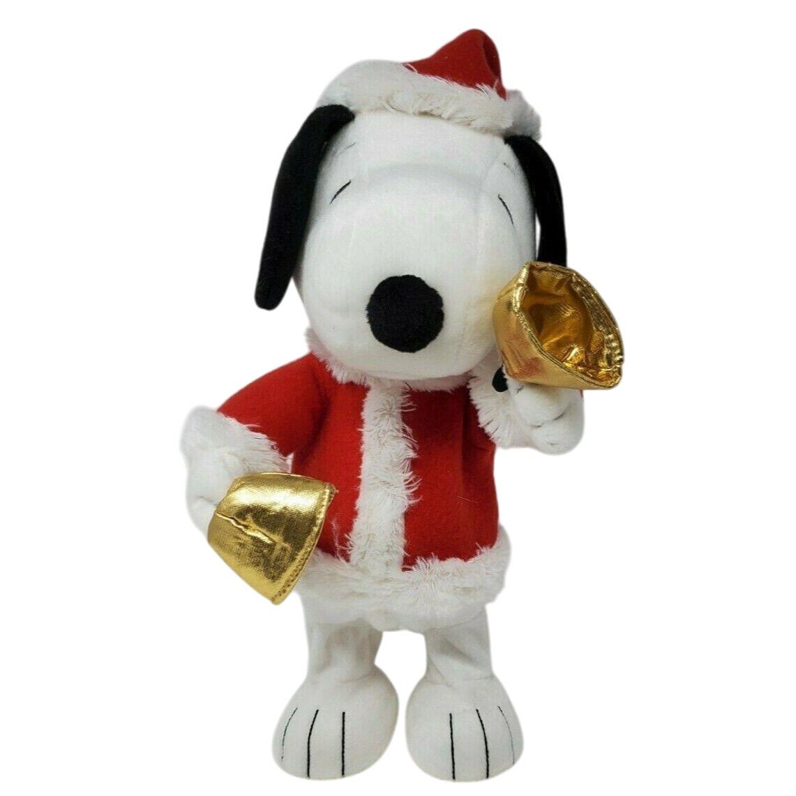 Hallmark Animated Snoopy Christmas Plush – 14” Santa Snoopy With