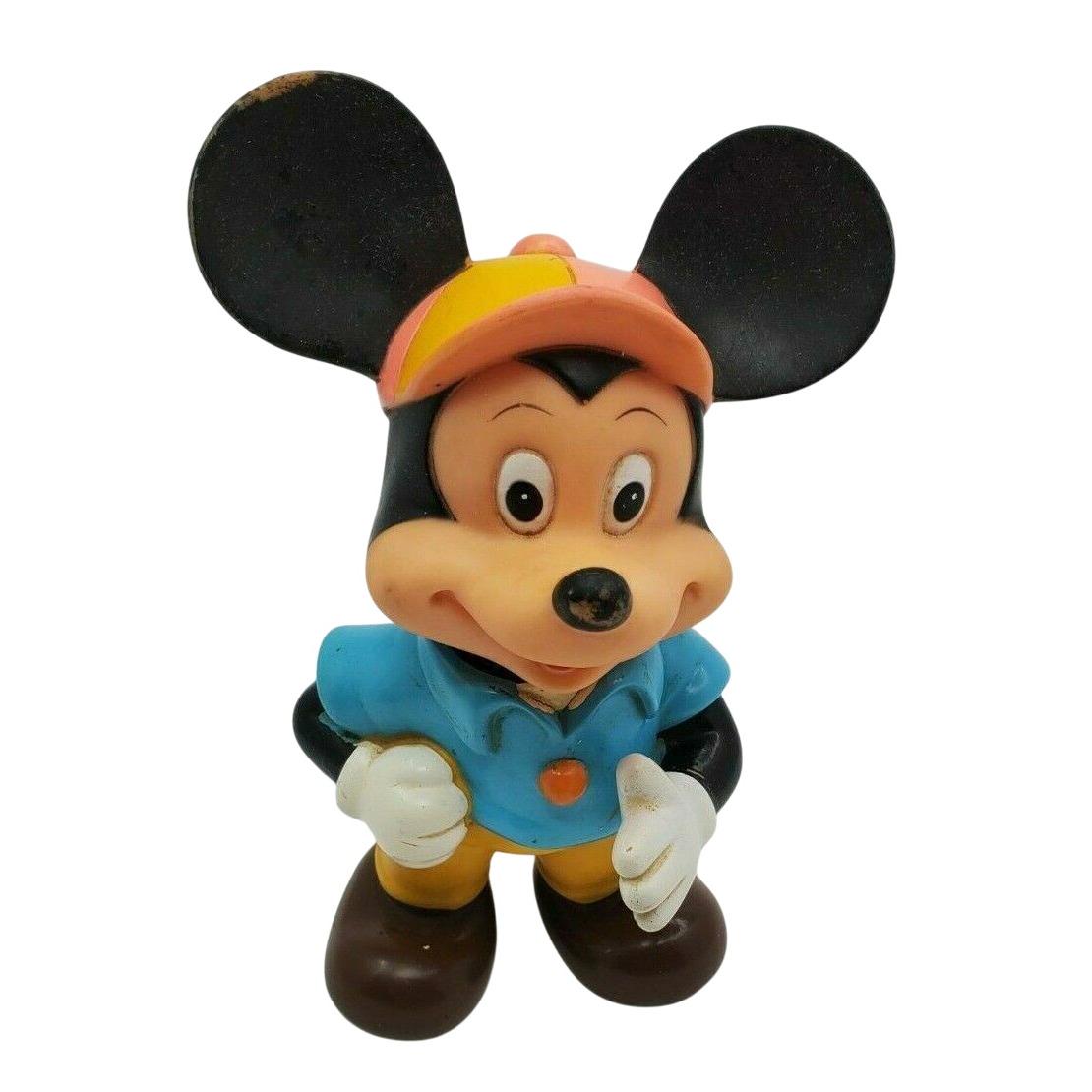 Vintage Mickey Mouse Japan Rubber Squeak Toy Walt Disney