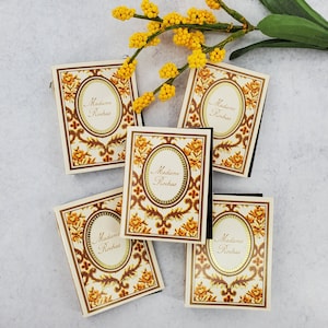 5 échantillons vintage d'eau de parfum MADAME ROCHAS sur carte, 0,03 fl oz EDP, parfum vintage, parfum préféré de maman