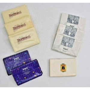 9 Vintage JERGENS Travel Hotel Size Soap Bars HTF Rare, Vintage Soap, Vintage Bath
